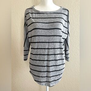 Market & Spruce Striped Dolman Sleeve Top – XS